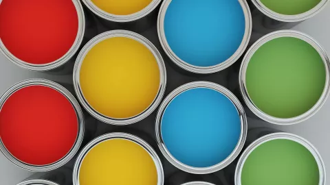 HG Lumber has mixes paint and has all the painting supplies you need